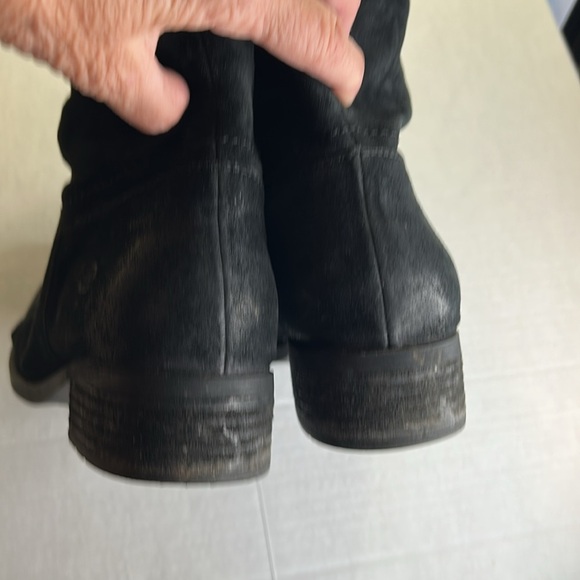 BORN HAYDEN HIGH RIDDING BOOTS BLACK SUEDE LEATHER BOOTS WOMENS SIZE 9.5 - Picture 10 of 15